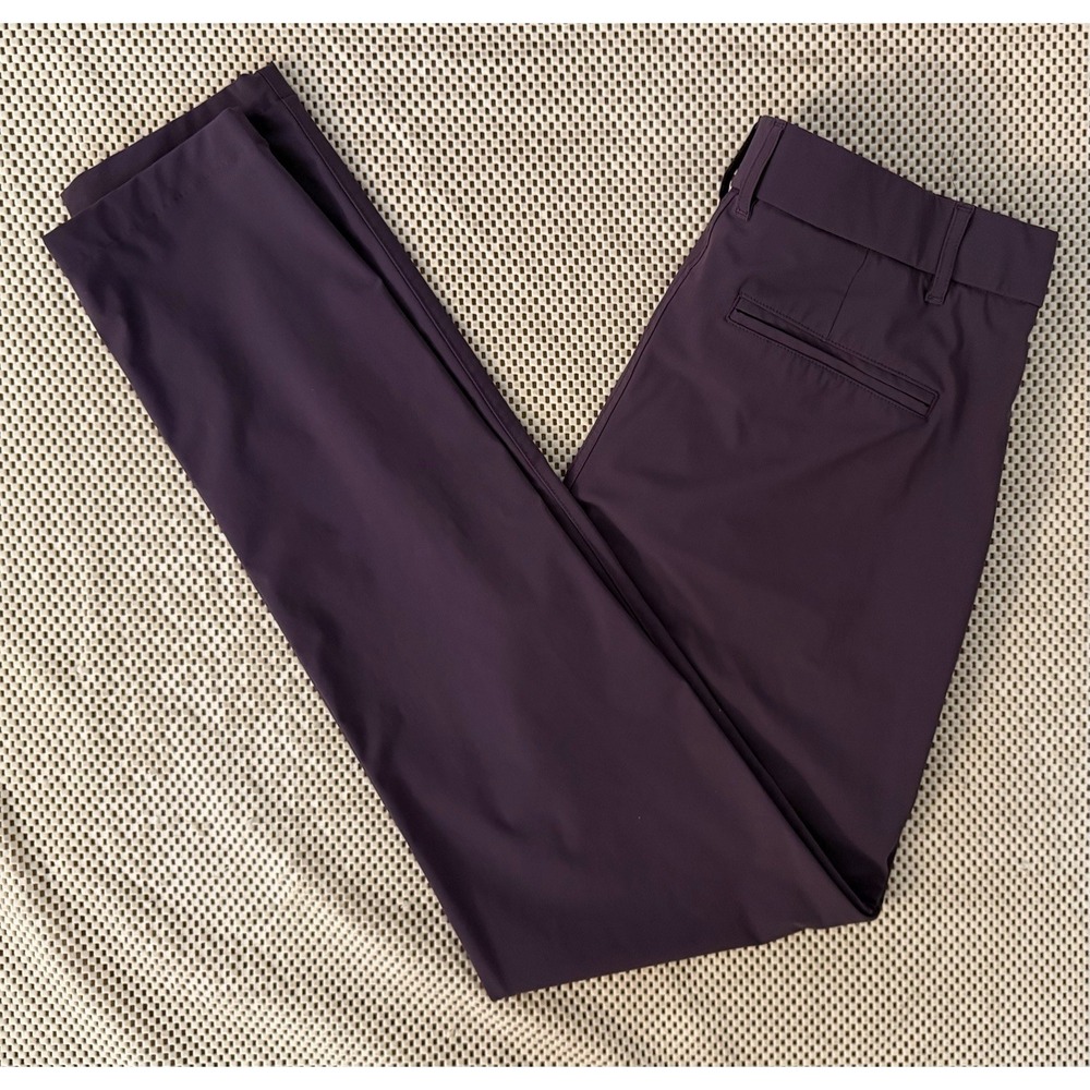 Greyson Golf Pants Sz 30 Mens Plum Lightweight Montauk Slim Performance